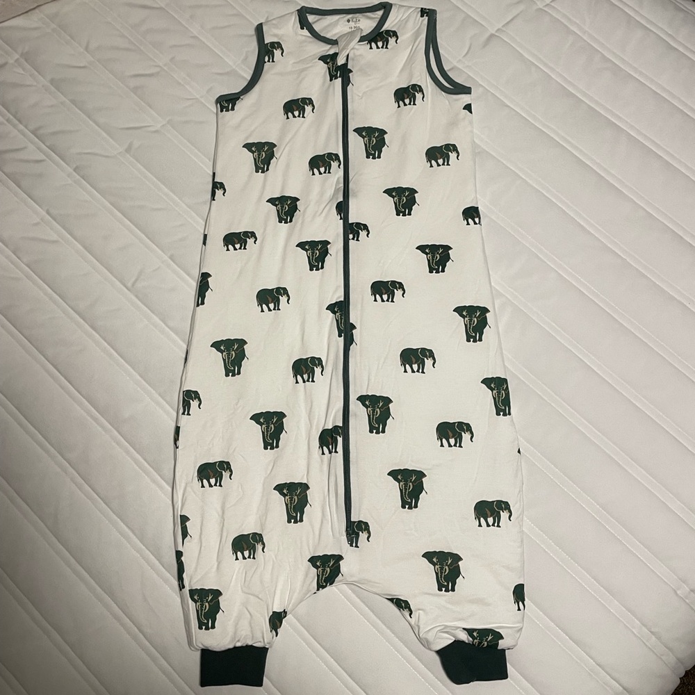 Kyte BABY Sleep Bag Walker 1.0 Tog Limited Edition Elephant Print. Size 18-36M